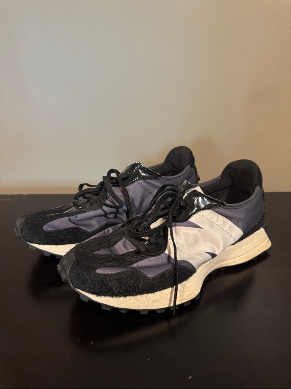 New Balance Navy and Black Athletic Sneakers